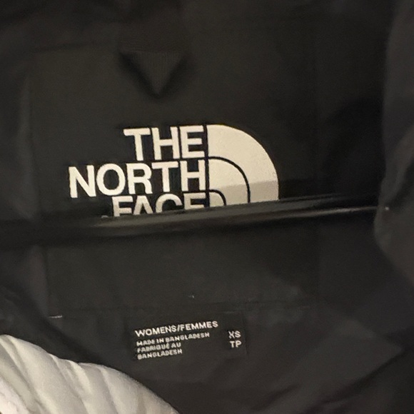 The North Face Lilac and Black Puffy Down Jacket - Picture 3 of 4